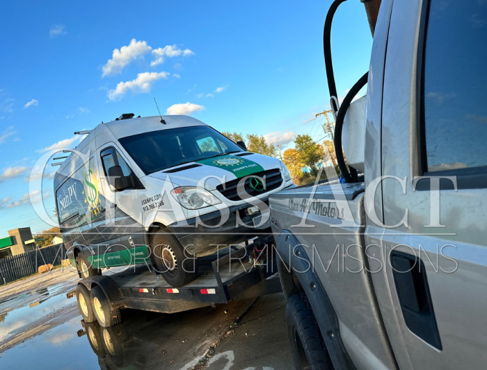 Class Act Motors Van Transport for Previous Client for Engine & Transmission Replacement - from Kansas