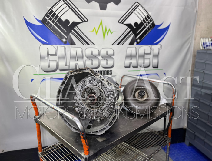 Class Act Motors Remanufactured 722.6 Transmission with Billet Torque Converter for Sprinter Client 3- ready to mate to engine